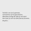 Wenskaartje: 'verdriet om wat is geweest'