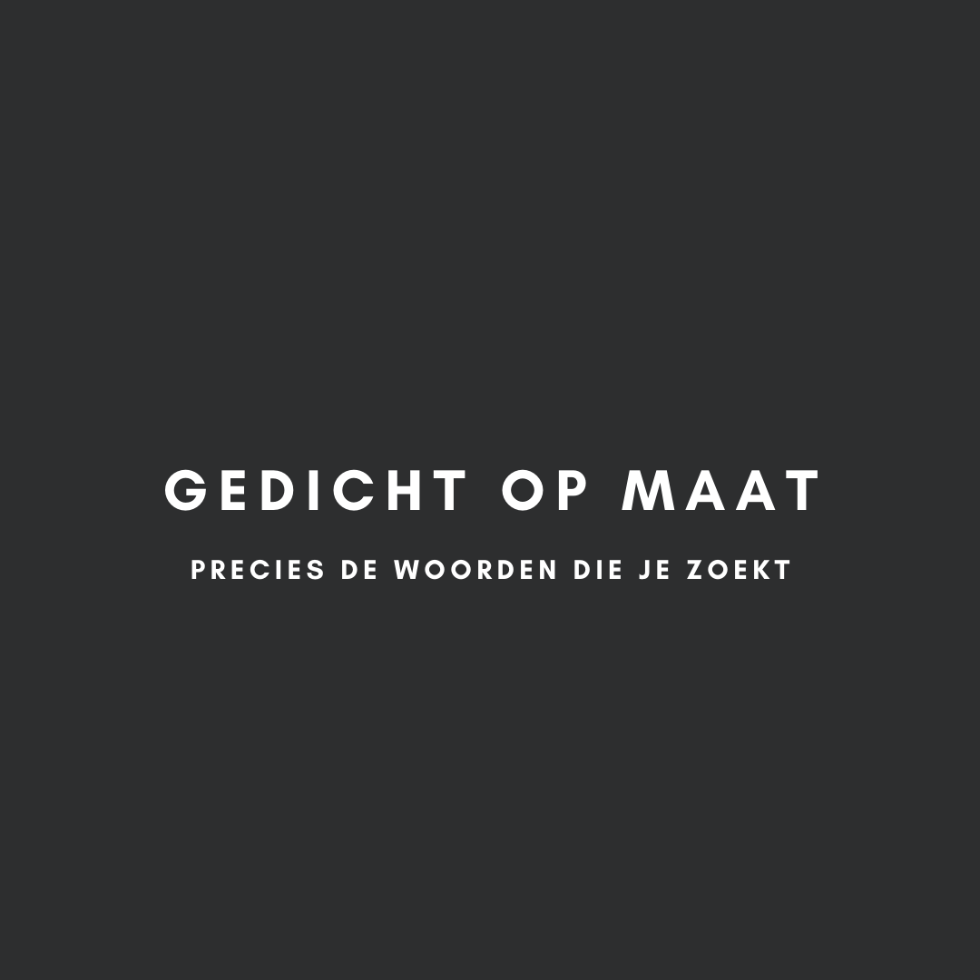 Gedicht op maat